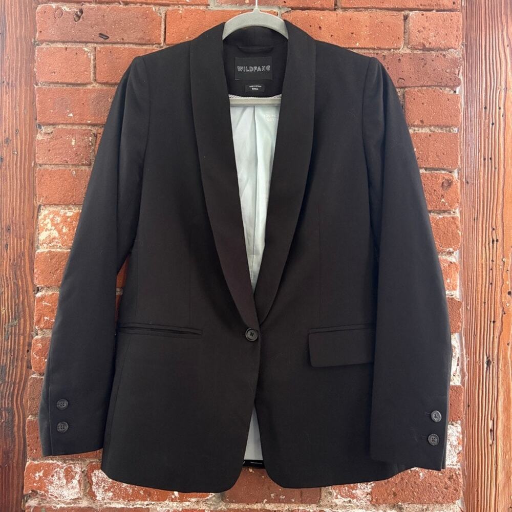 Wildfang The Empower Tux Blazer in Black Sz S - Picture 2 of 10